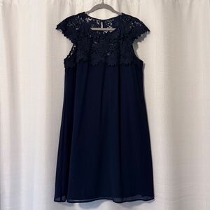 Jessica Simpson navy blue dress
